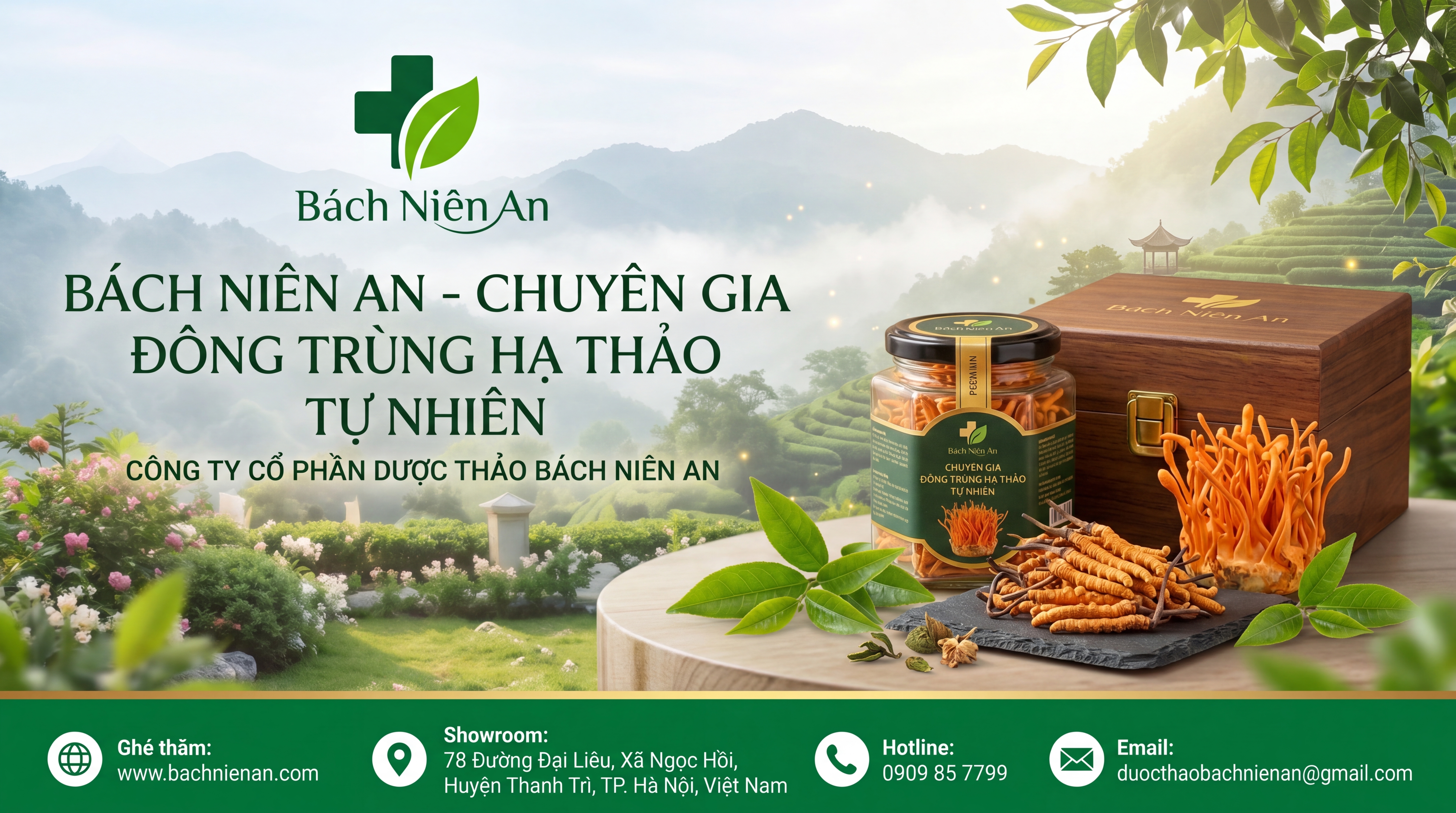 Bách Niên An - chuyên gia đông trùng hạ thảo tự nhiên