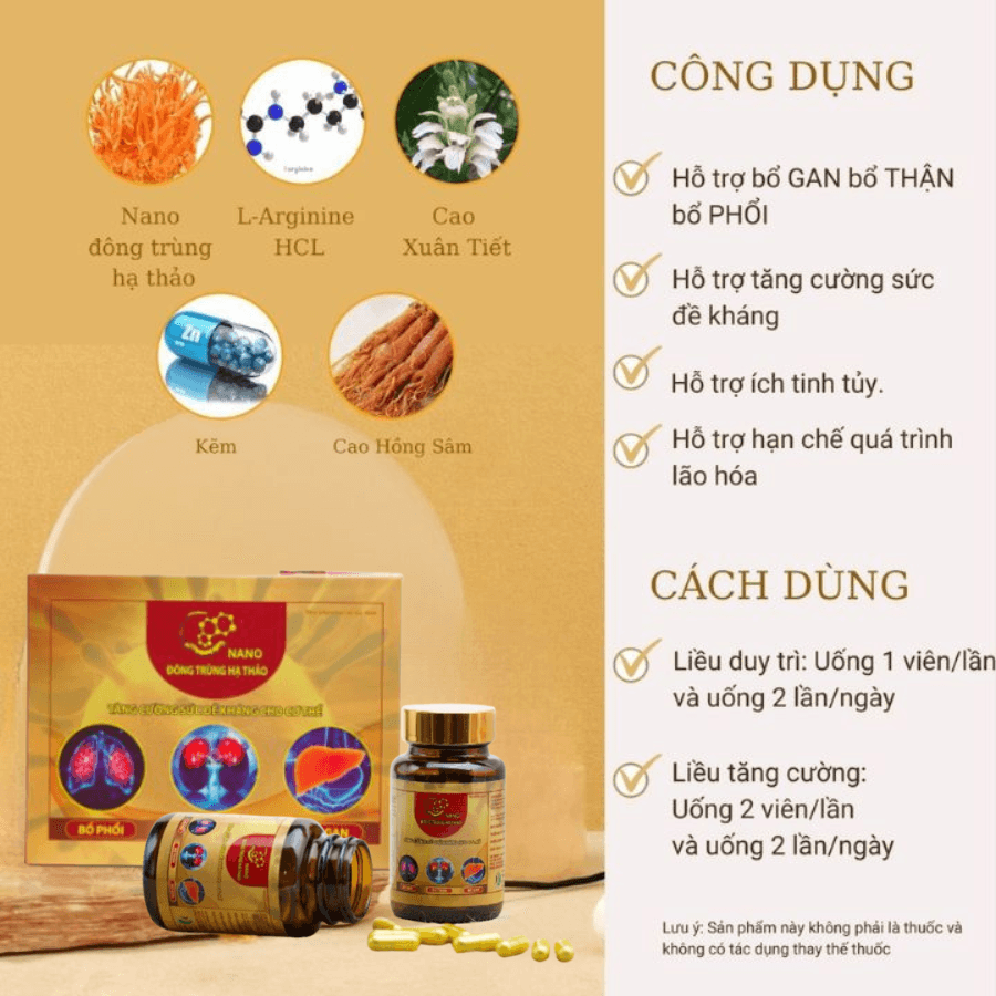 Nano Đông Trùng Hạ Thảo 3 bổ - hình ảnh 6 Nano Đông Trùng Hạ Thảo 3 bổ - hình ảnh 6