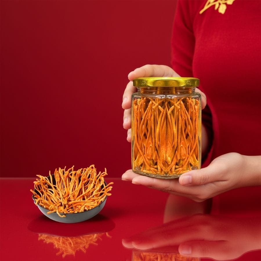 Đông Trùng Hạ Thảo Quả Thể Khô (Loại 2) - hình ảnh 2
