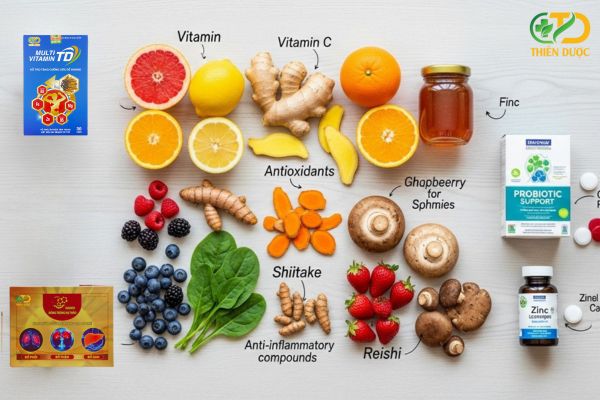 Thực phẩm chức năng tăng cường sức đề kháng là gì?
