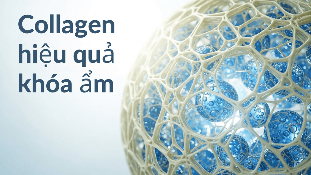 Collagen Giữ Ẩm – Bí quyết giữ làn da căng mọng