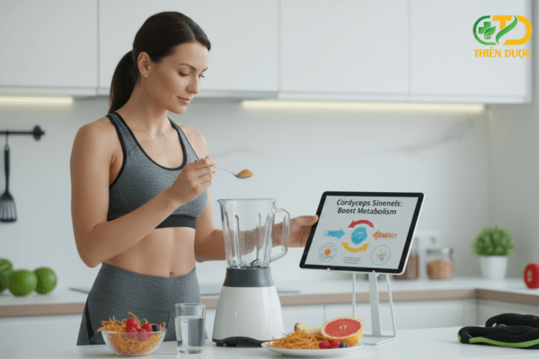Uống đông trùng hạ thảo có giảm cân không?
