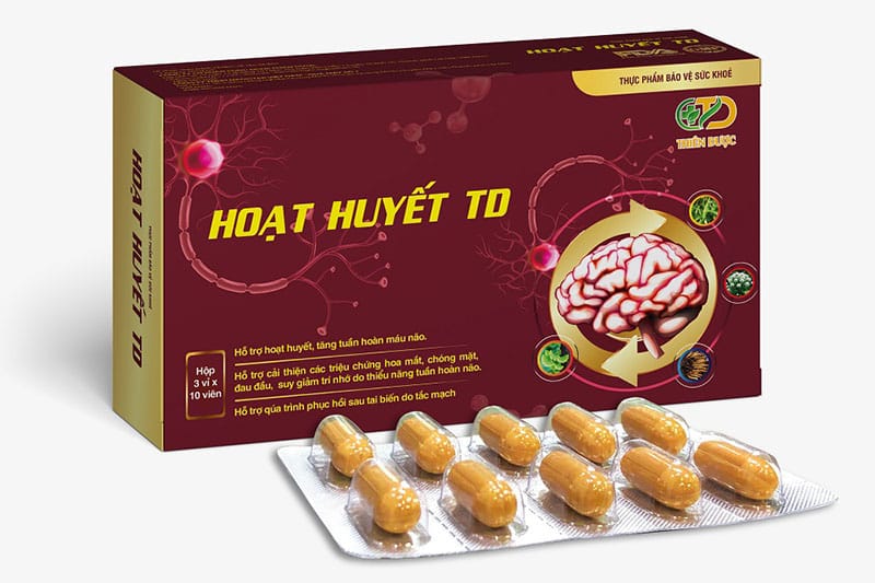 Viên uống Hoạt Huyết TD – Hỗ trợ tăng cường tuần hoàn máu não