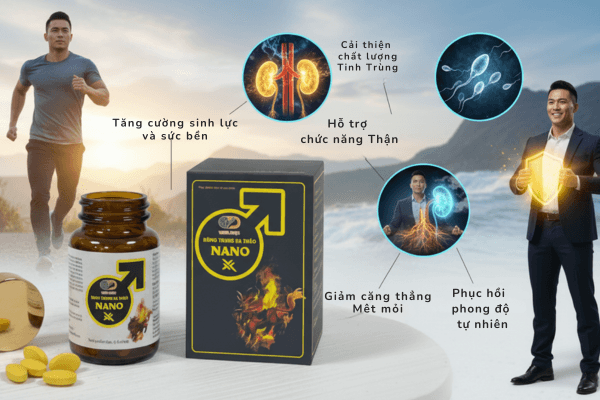 Nano X – Giải pháp phục hồi sinh lực nam hiện đại