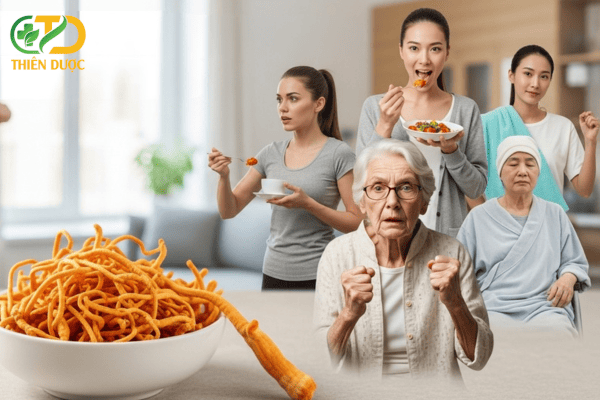 Uống đông trùng hạ thảo có béo không?